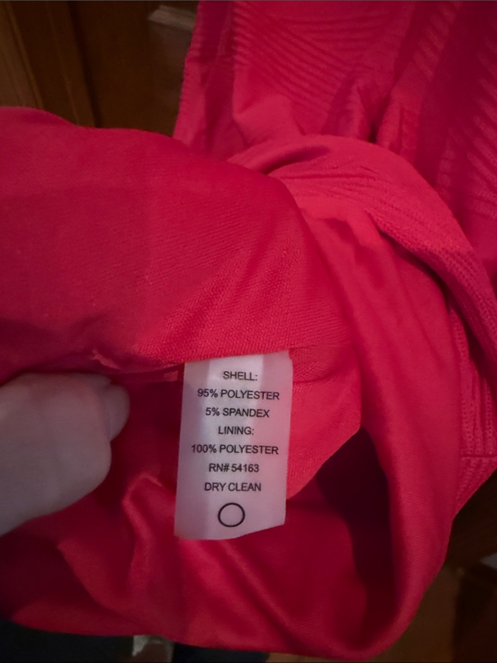 Tommy Hilfiger Red Sleeveless Midi Sheath Dress - Picture 7 of 7